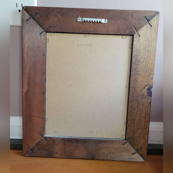 Vintage Holy Spirit White Red Stained Glass & Wood Panel Square #518024 14x 12" - Picture 2 of 11